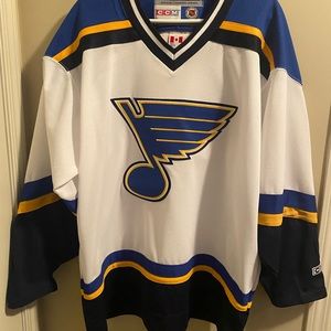 VINTAGE 2006 St. Louis Blues uncrested jersey-CCM L